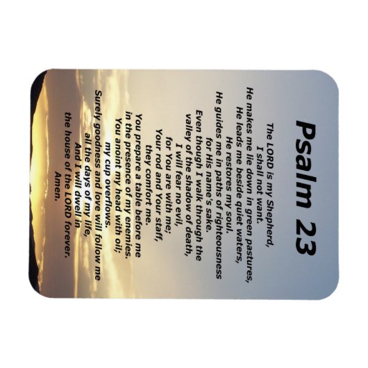 詩編23 (3) マグネット (横)