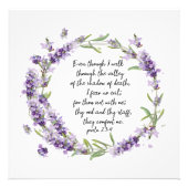 詩編23: 4 フォトプリント            (正面)