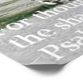 詩編23:4 ポスター (角)