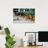 詩編23:4 ポスター (ホームオフィス)