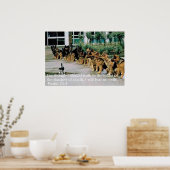 詩編23:4 ポスター (キッチン)