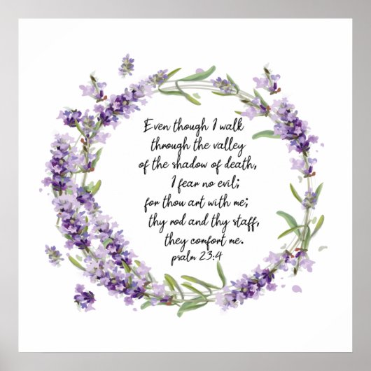 詩編23: 4 ポスター (正面)