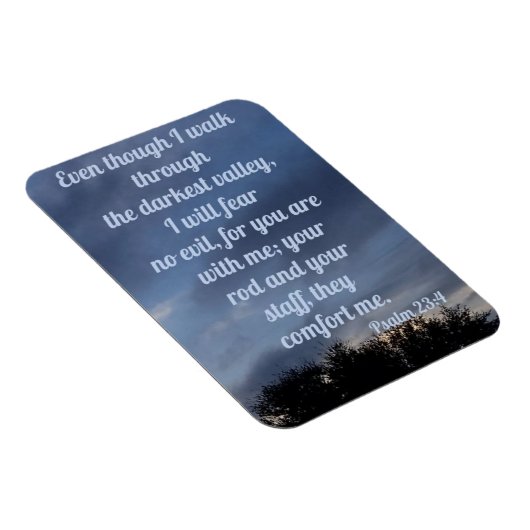 詩編23:4 マグネット (右側)