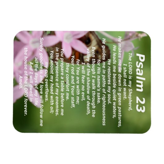 詩編23 (4) マグネット (横)