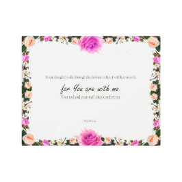 詩編23:4,聖なる書物、 経典メタルウォールアート メタルプリント