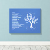 詩編23 JCBファミリーツリー キャンバスプリント (インサイチュ (ウッドフロア))