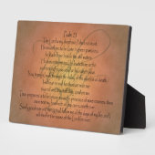 詩編23 KJVキリスト教聖書聖句 フォトプラーク (側面)