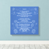詩編23 NKJV、 キャンバスプリント (インサイチュ (ウッドフロア))