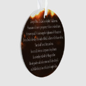 詩編23, Song for David, Fire Sky,オーナメント オーナメント (正面)
