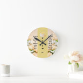 詩編27時1分丸時計 ラウンド壁時計 (ホーム)