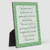 詩編27時13～14分 フォトプラーク (側面)