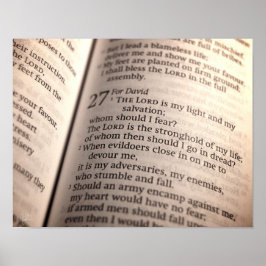 詩編27 [プリント] ポスター