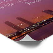 詩編27:1スカイラインポスター ポスター (角)