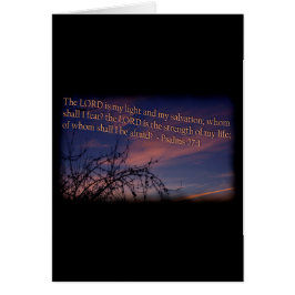 詩編27:1夜明けブラック縁ど