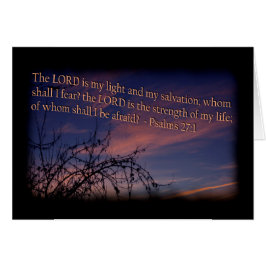 詩編27:1夜明けブラック縁ど