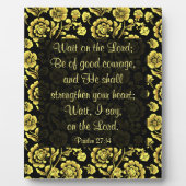 詩編27:14プラーク フォトプラーク (正面)