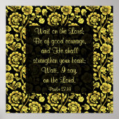 詩編27:14ポスター ポスター (正面)