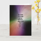 詩編27:1 カード (黄色い花)