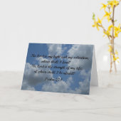 詩編27:1 カード (黄色い花)