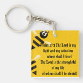 詩編27:1 キーホルダー (正面)