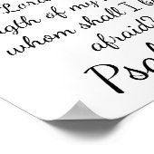 詩編27:1 ポスター (角)