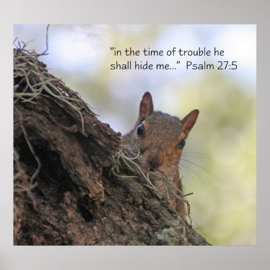 詩編27:5聖なる書物、 経典ポスター ポスター (正面)