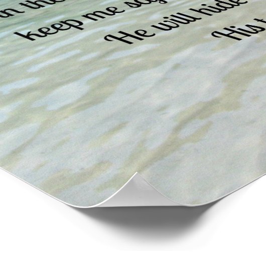 詩編27:5 ポスター (角)