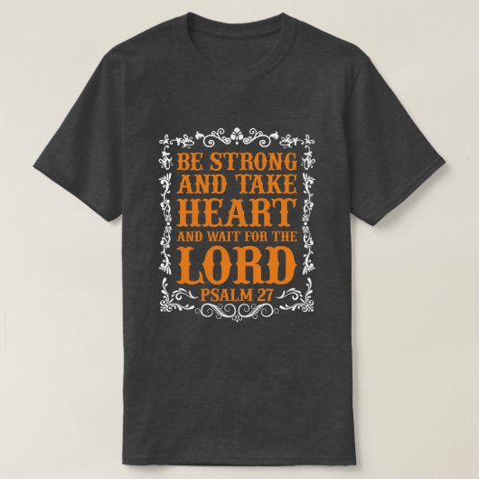 詩編27 Tシャツ (デザイン正面)