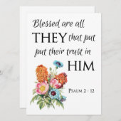 詩編2 : 12グリーティングカード シーズンカード (正面/裏面)