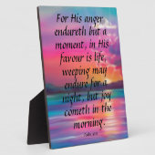 詩編30:5 フォトプラーク (側面)