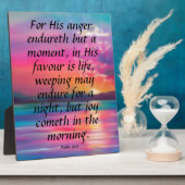 詩編30:5 フォトプラーク (側面)