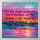 詩編30:5 ポスター (正面)