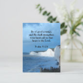 詩編31:24 ポストカード (スタンド正面)