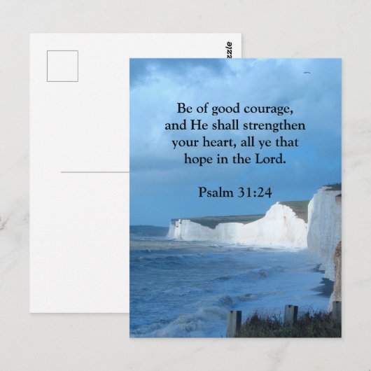 詩編31:24 ポストカード (正面/裏面)