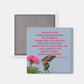 詩編32:1-2 マグネット (正面/裏面)