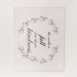 詩編33聖なる書物、 経典フローラリース芸術 ジグソーパズル