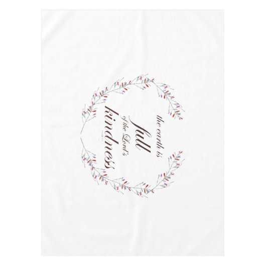 詩編33 テーブルクロス (正面)