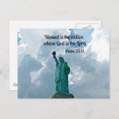 詩編33:12 ポストカード (正面/裏面)