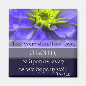 詩編33:22 マグネット (正面)