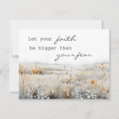 詩編34バイブル感動的引用文クリスチャンカード (正面)