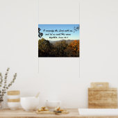 詩編34:3 ポスター (キッチン)