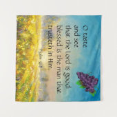 詩編34:8 タペストリー (正面(横))