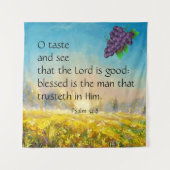 詩編34:8 タペストリー (正面)