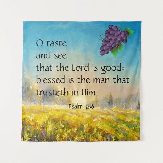 詩編34:8 タペストリー (正面)