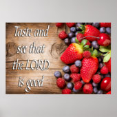 詩編34:8 ポスター (正面)