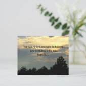 詩編36:5 ポストカード (スタンド正面)