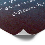 詩編36:5-7聖なる書物、 経典ポスター ポスター (角)