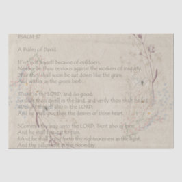 詩編37ワイルドフラワー感動的ティッシュペーパー 薄葉紙