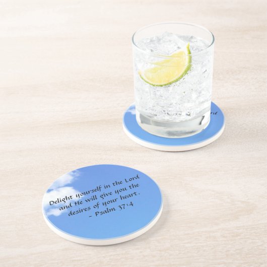 詩編37:4 コースター (側面)