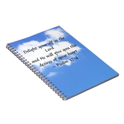 詩編37:4 ノートブック (右側)